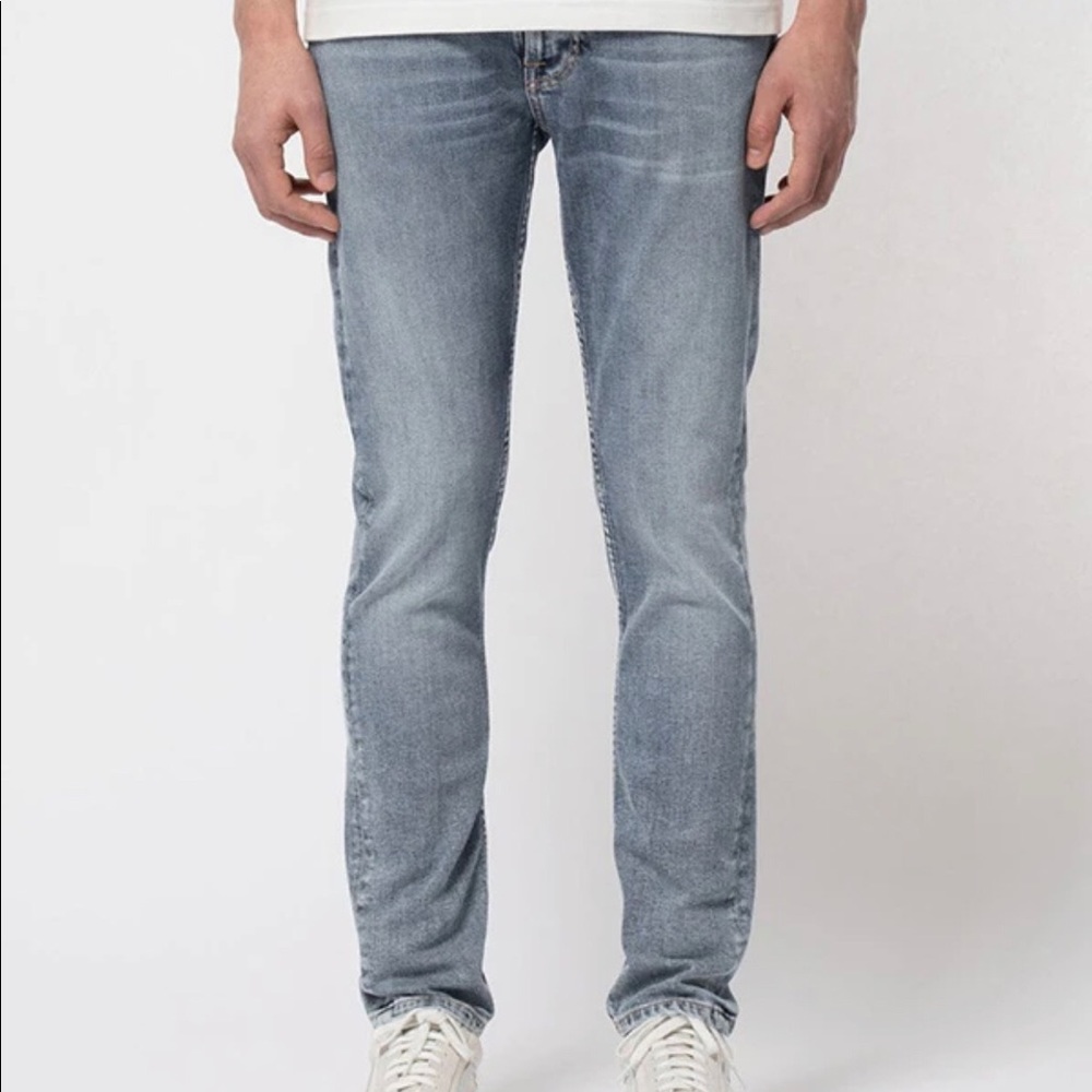 Mens Nudie jean-LEAN DEAN -indigo salt